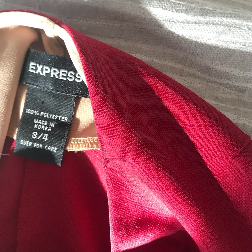 Red Express Dress.. Size 3/4.
